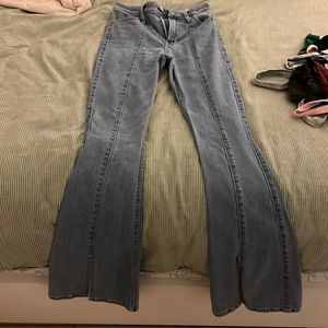 Holister bell bottoms jeans